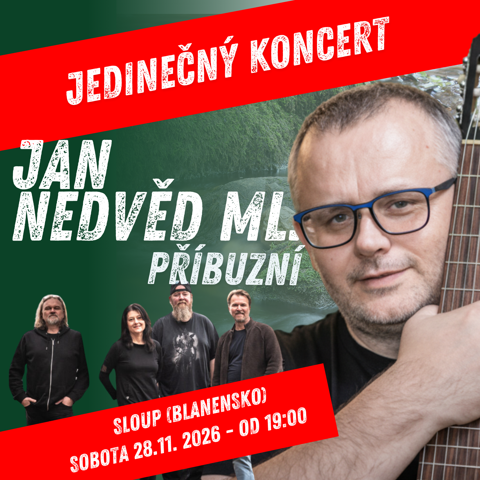 Honza nedvěd, koncert